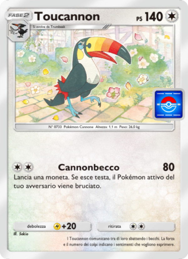 Toucannon 073/73 — Promos-A (Italian Pokémon TCG card)