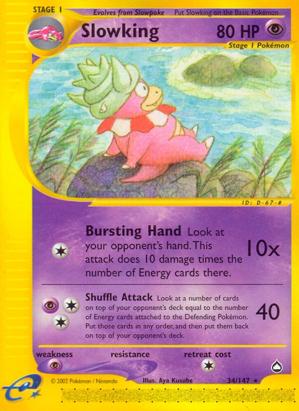 Slowking 022 — Aquapolis (Italian Pokémon TCG card)