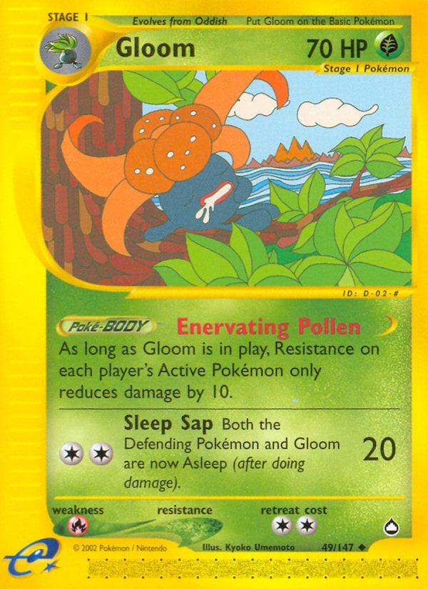 Gloom 049 — Aquapolis (Italian Pokémon TCG card)