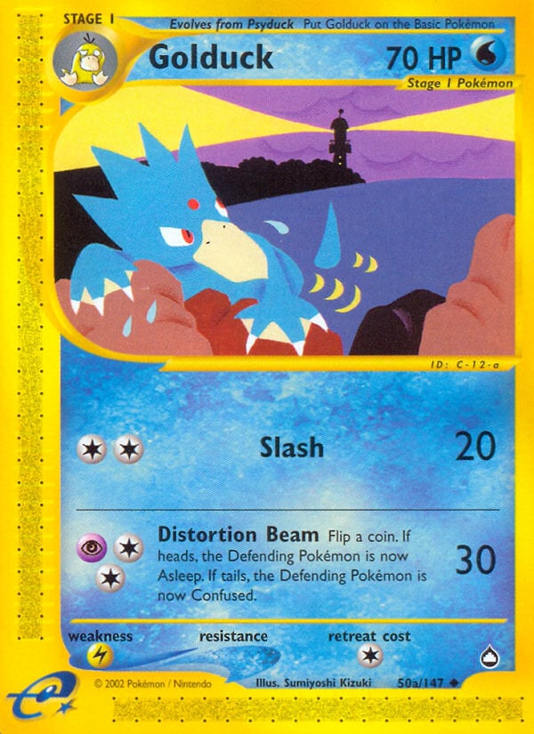 Golduck 050 — Aquapolis (Italian Pokémon TCG card)
