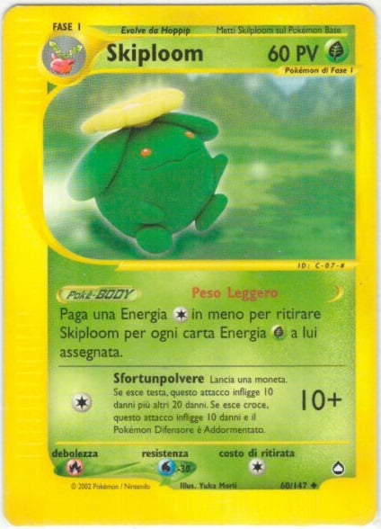 Skiploom 060 — Aquapolis (Italian Pokémon TCG card)