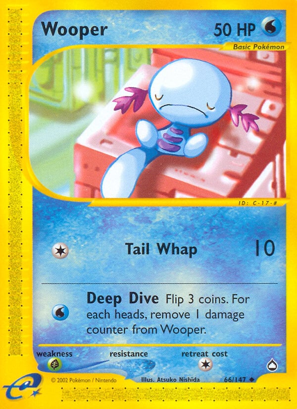 Wooper 066 — Aquapolis (Italian Pokémon TCG card)