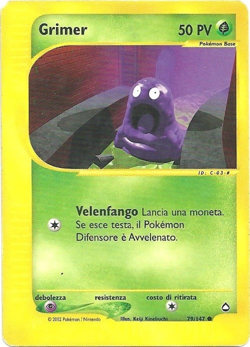 Grimer 079 — Aquapolis (Italian Pokémon TCG card)