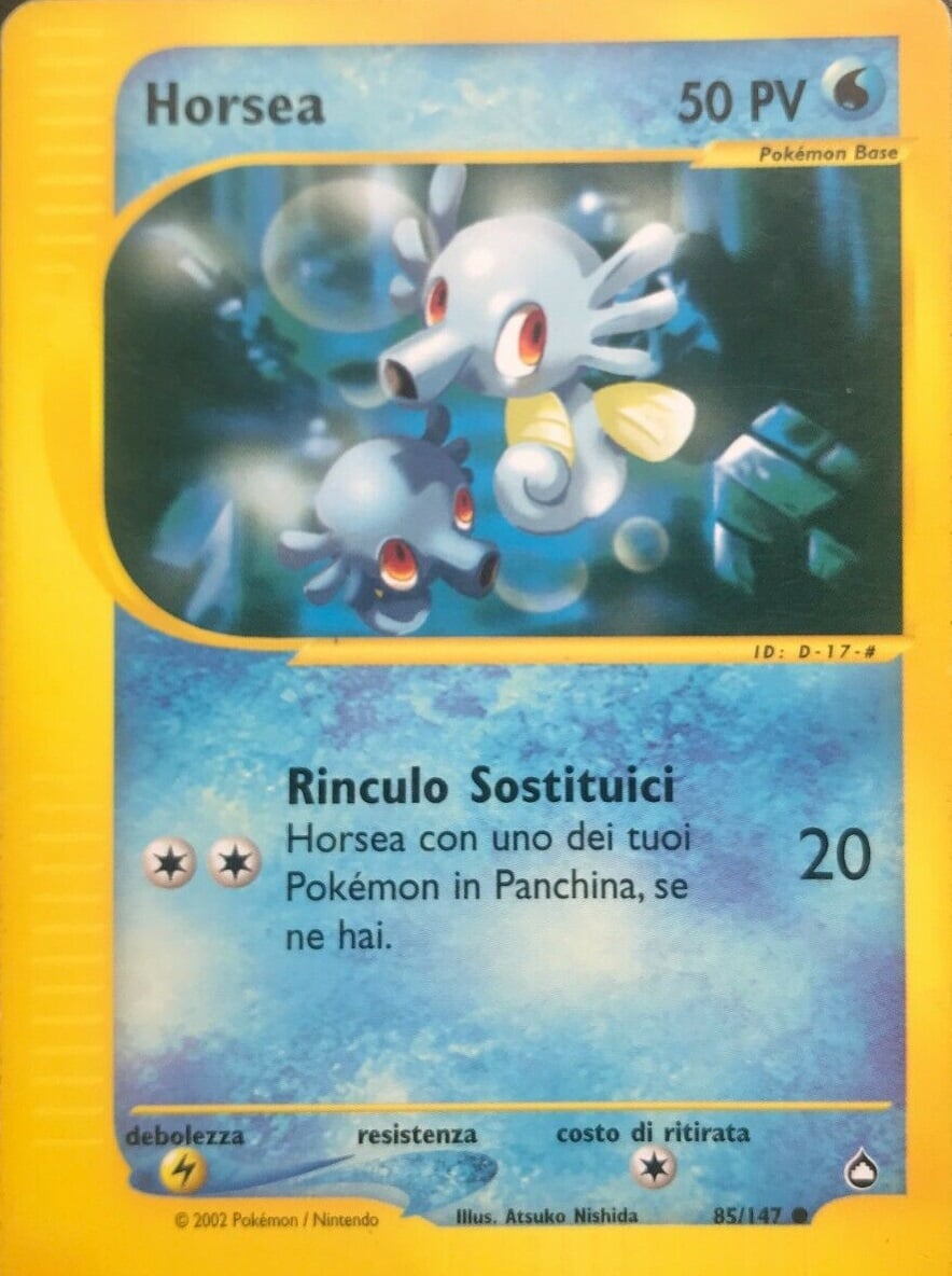 Horsea 085 — Aquapolis (Italian Pokémon TCG card)