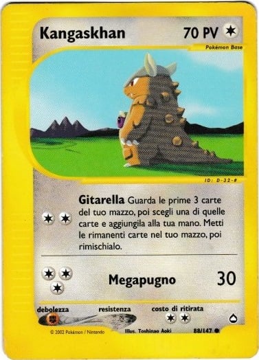 Kangaskhan 088 — Aquapolis (Italian Pokémon TCG card)