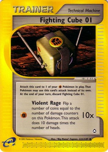Cubo Combattimento 01 121 — Aquapolis (Italian Pokémon TCG card)