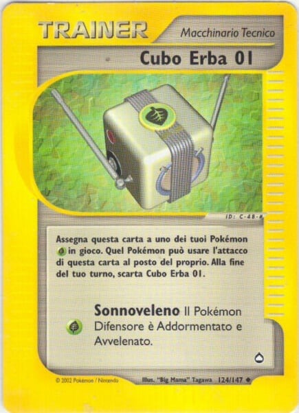 Cubo Erba 01 124 — Aquapolis (Italian Pokémon TCG card)