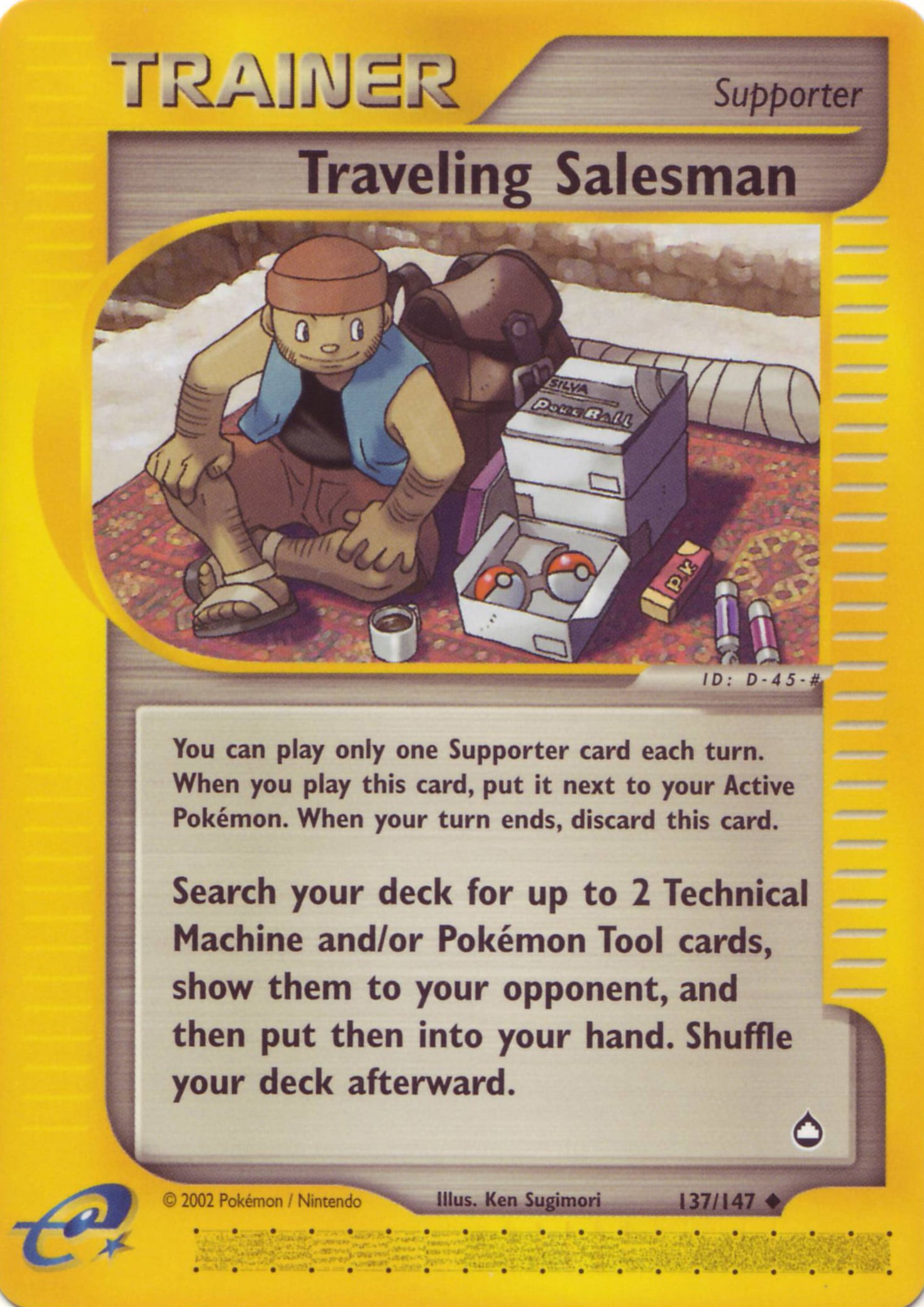 Commesso Viaggiatore 137 — Aquapolis (Italian Pokémon TCG card)