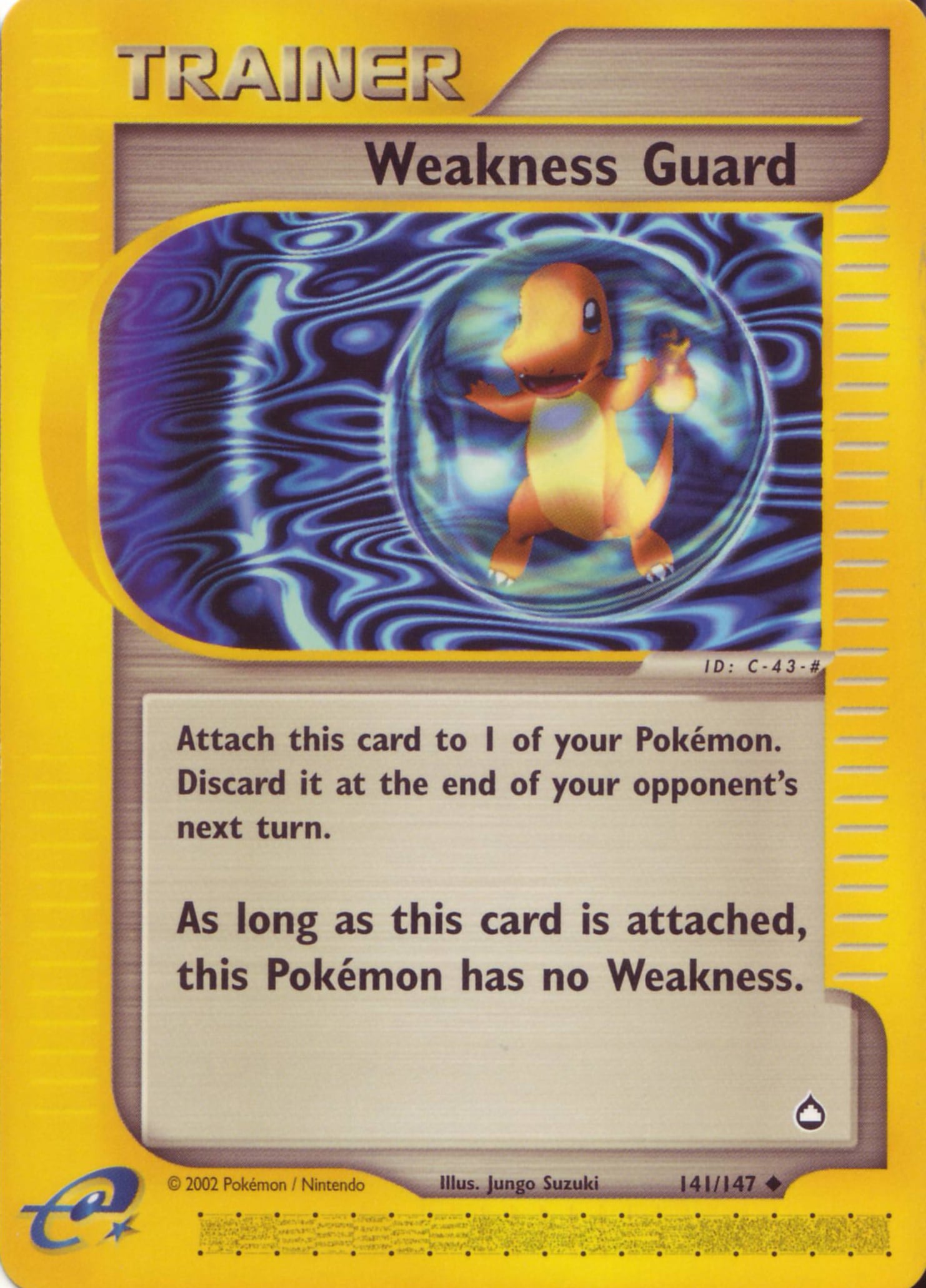 Controlla Debolezza 141 — Aquapolis (Italian Pokémon TCG card)