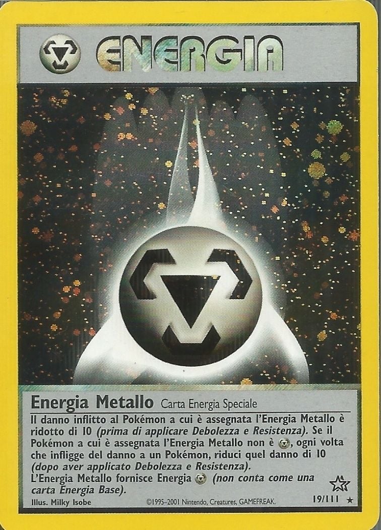 Energia Metallo 143 — Aquapolis (Italian Pokémon TCG card)