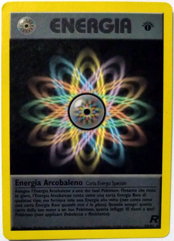 Energia Arcobaleno 144 — Aquapolis (Italian Pokémon TCG card)