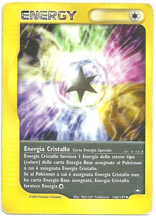 Energia Cristallo 146 — Aquapolis (Italian Pokémon TCG card)