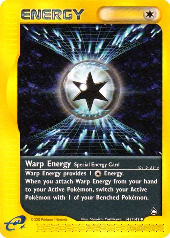 Energia Curvatura 147 — Aquapolis (Italian Pokémon TCG card)