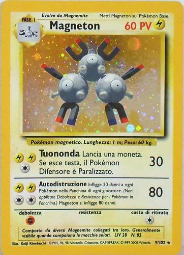 Magneton 009 — Base Set 2 (Italian Pokémon TCG card)
