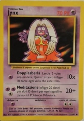 Jynx 045 — Base Set 2 (Italian Pokémon TCG card)