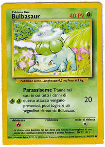 Bulbasaur 067 — Base Set 2 (Italian Pokémon TCG card)