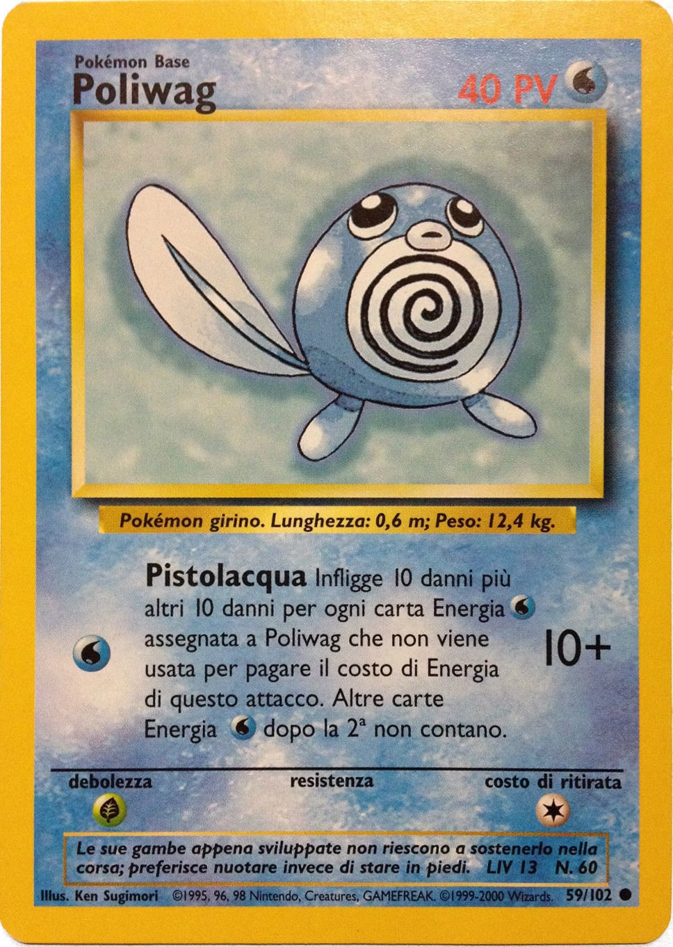 Poliwag 088 — Base Set 2 (Italian Pokémon TCG card)