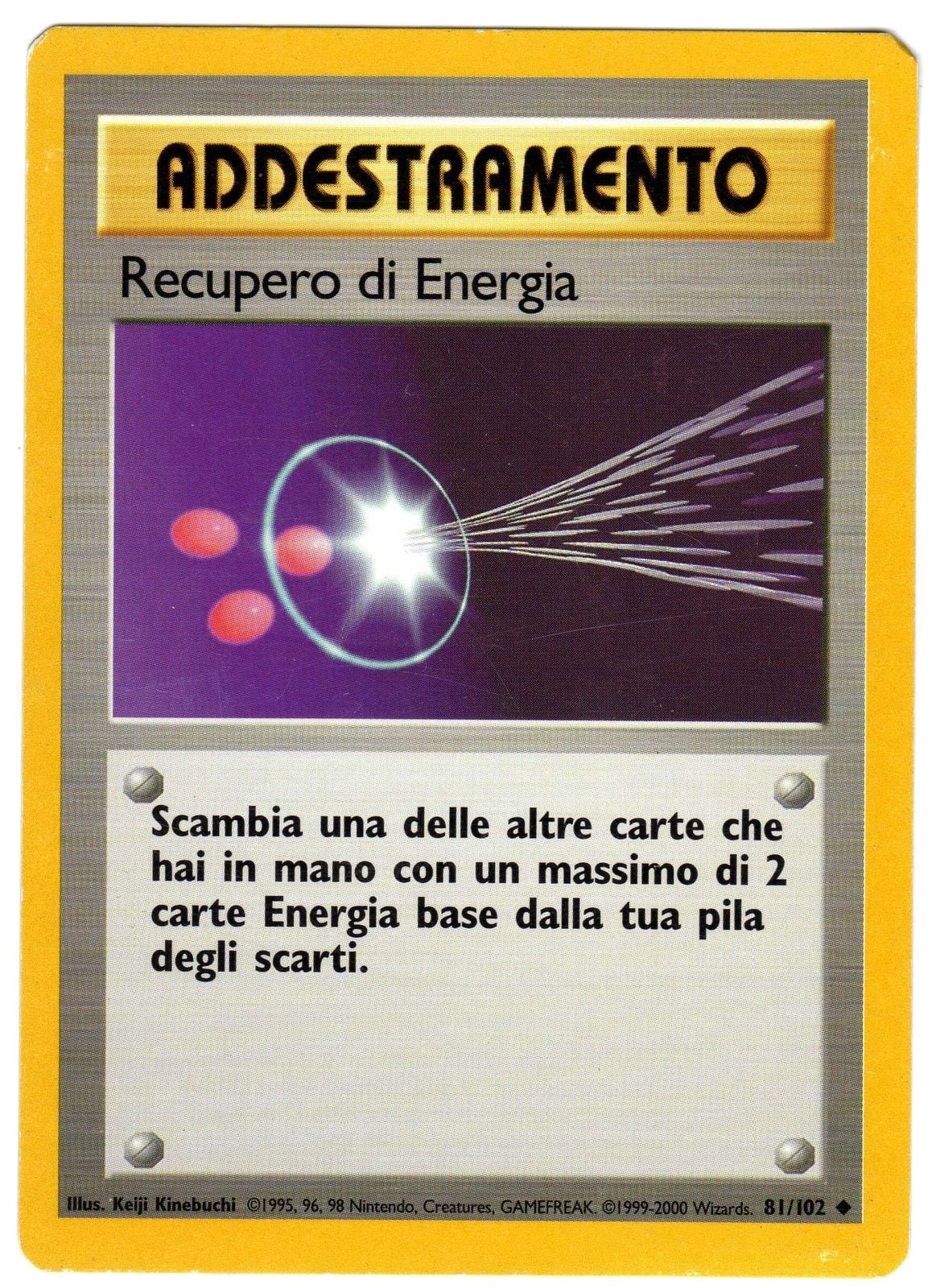 Recupero di Energia 110 — Base Set 2 (Italian Pokémon TCG card)