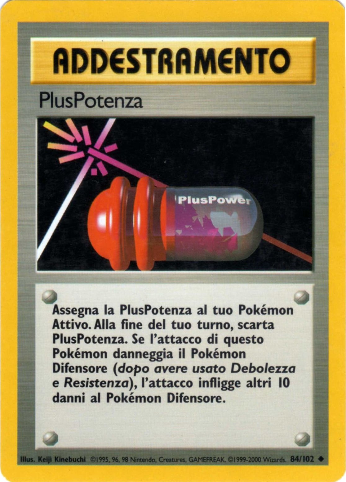 PlusPotenza 113 — Base Set 2 (Italian Pokémon TCG card)