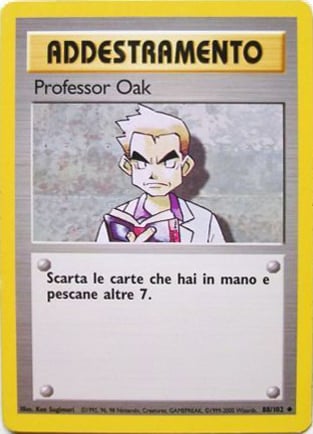 Professor Oak 116 — Base Set 2 (Italian Pokémon TCG card)