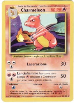 Charmeleon 024/102 — Base Set (Italian Pokémon TCG card)
