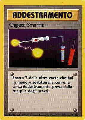 Oggetti Smarriti 074/102 — Base Set (Italian Pokémon TCG card)