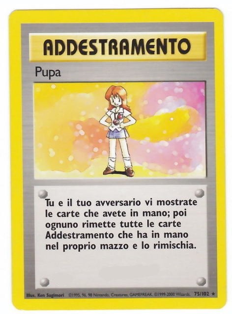 Pupa 075/102 — Base Set (Italian Pokémon TCG card)
