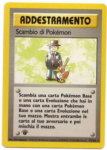 Scambio di Pokémon 077/102 — Base Set (Italian Pokémon TCG card)