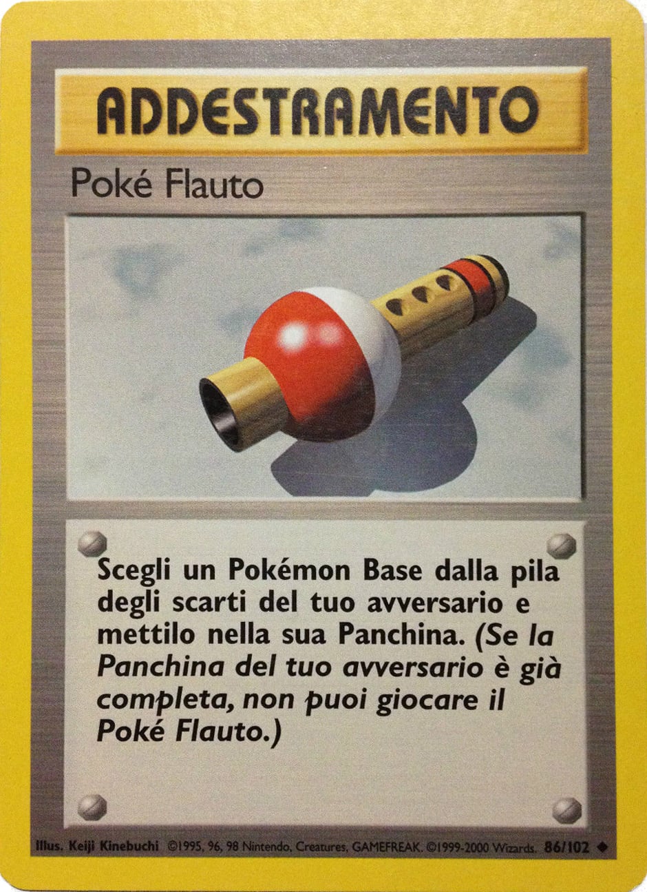 Poké Flauto 086/102 — Base Set (Italian Pokémon TCG card)