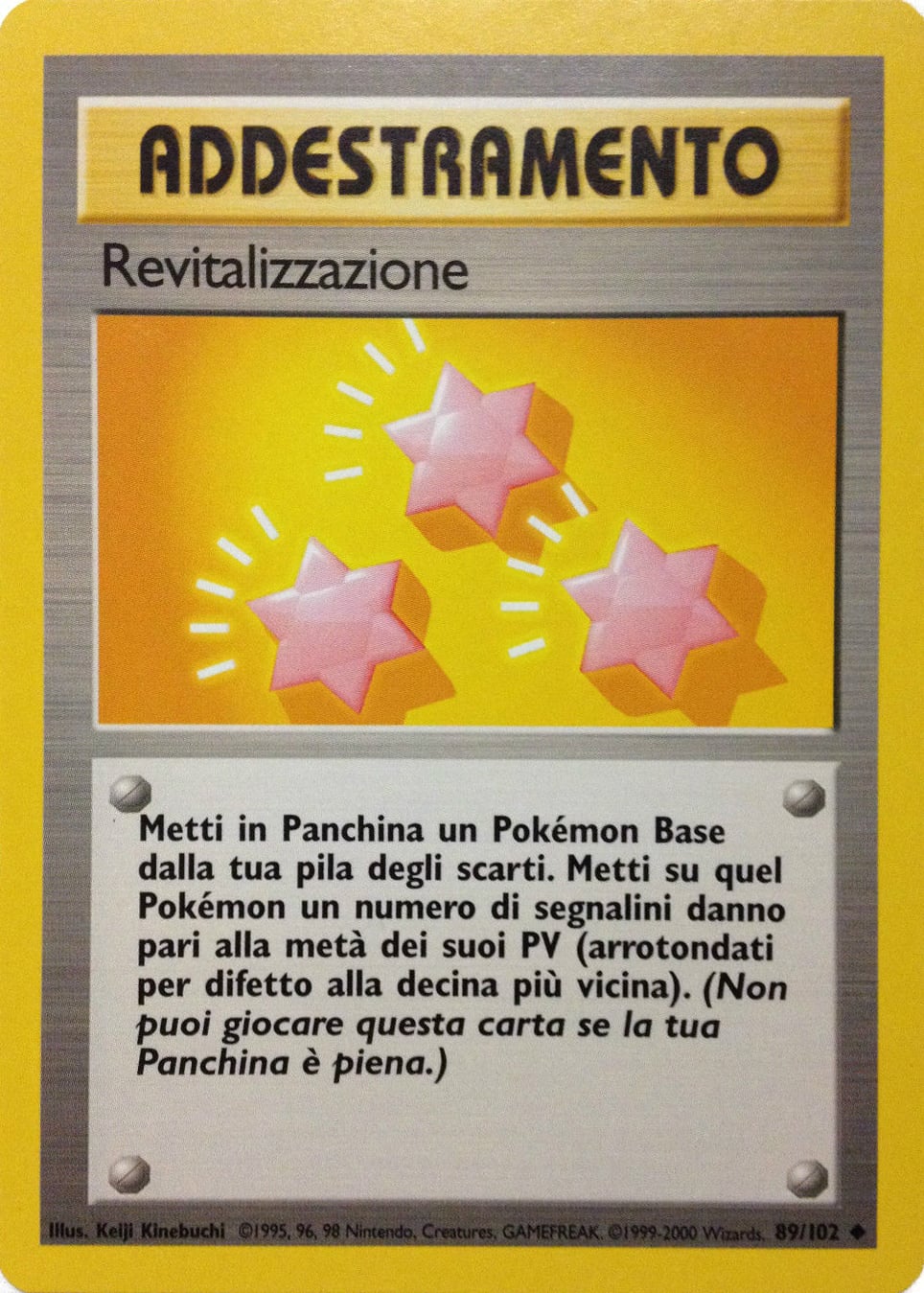 Revitalizzazione 089/102 — Base Set (Italian Pokémon TCG card)