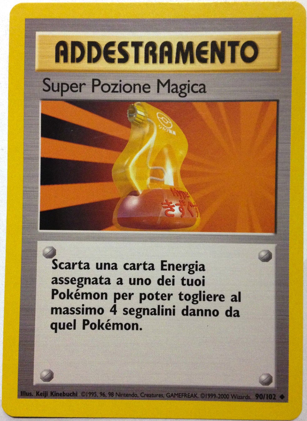 Super Pozione Magica 090/102 — Base Set (Italian Pokémon TCG card)