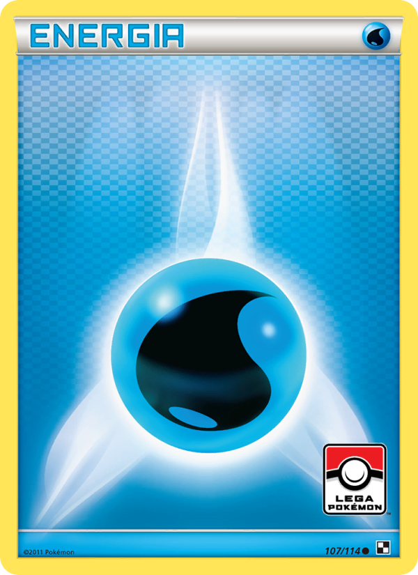 Energia Acqua 107/115 — Black & White (Italian Pokémon TCG card)