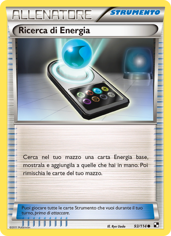 Ricerca di Energia 093/115 — Black & White (Italian Pokémon TCG card)