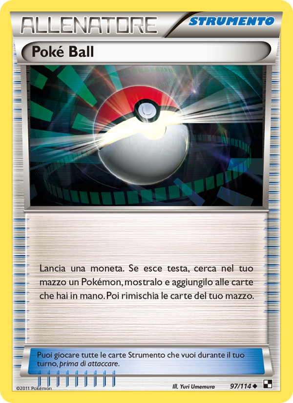 Poké Ball 097/115 — Black & White (Italian Pokémon TCG card)