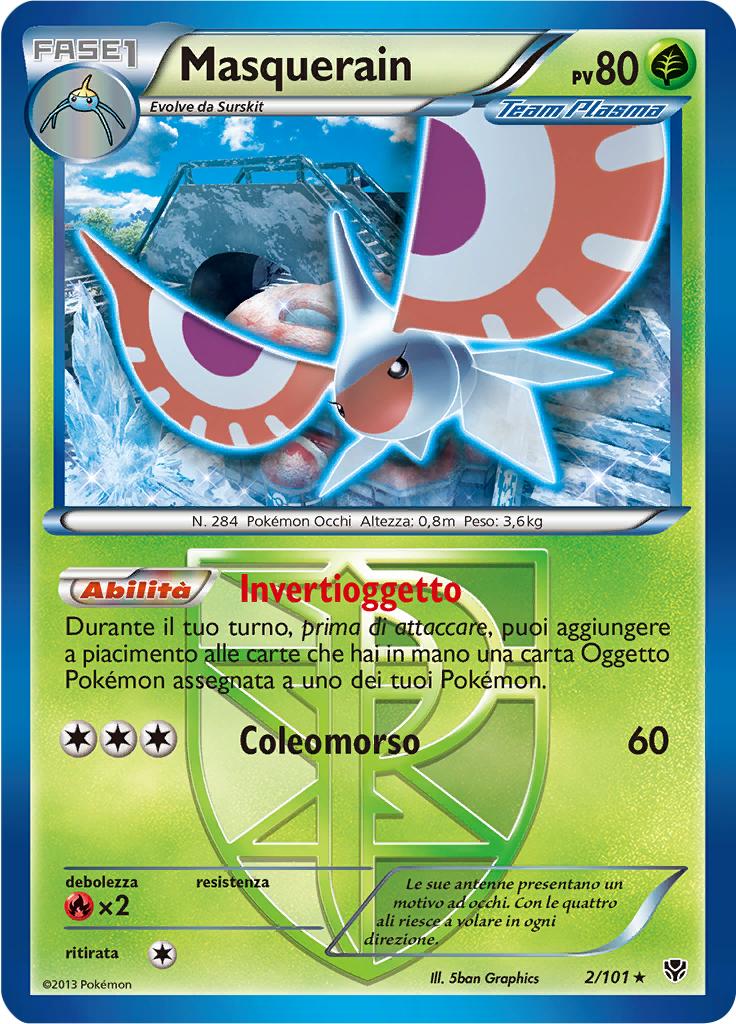 Card illustrated by Illus. 5ban Graphics