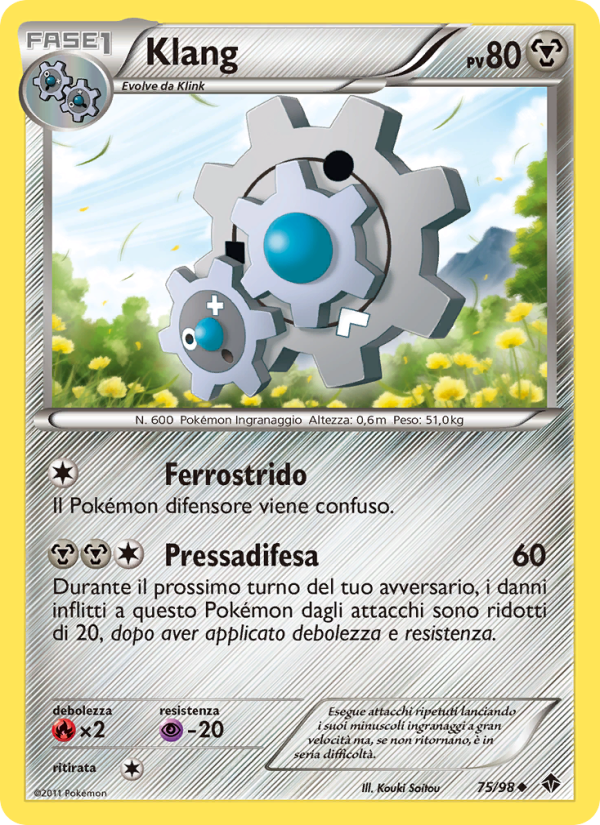 Klang 075/98 — Emerging Powers (Italian Pokémon TCG card)