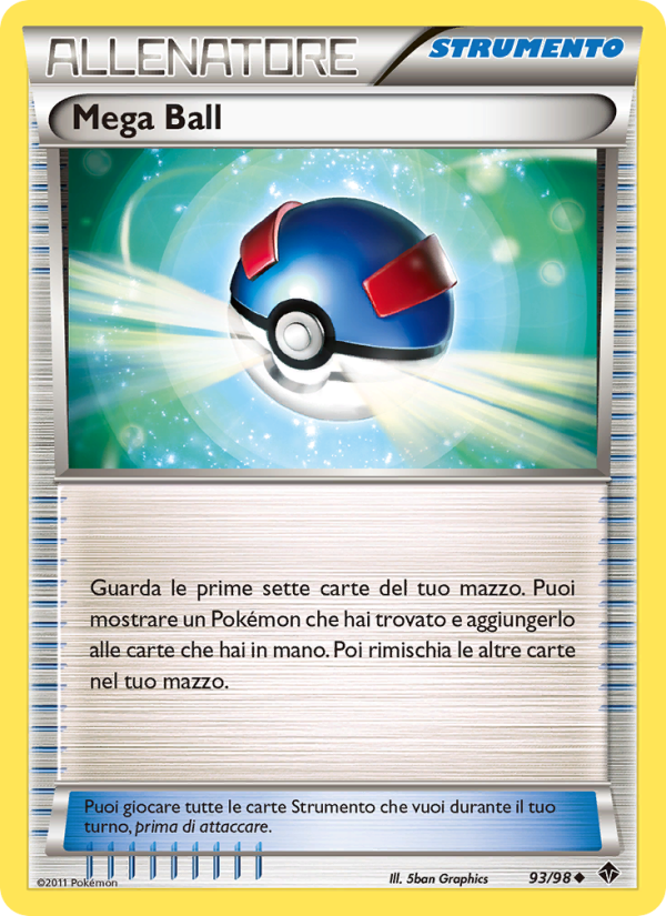 Mega Ball 093/98 — Emerging Powers (Italian Pokémon TCG card)