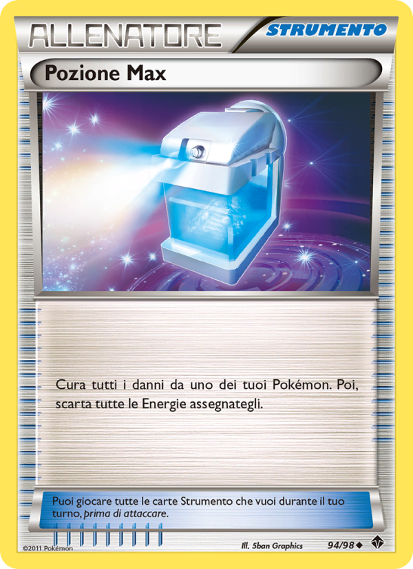 Pozione Max 094/98 — Emerging Powers (Italian Pokémon TCG card)