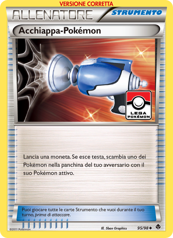Acchiappa-Pokémon 095/98 — Emerging Powers (Italian Pokémon TCG card)