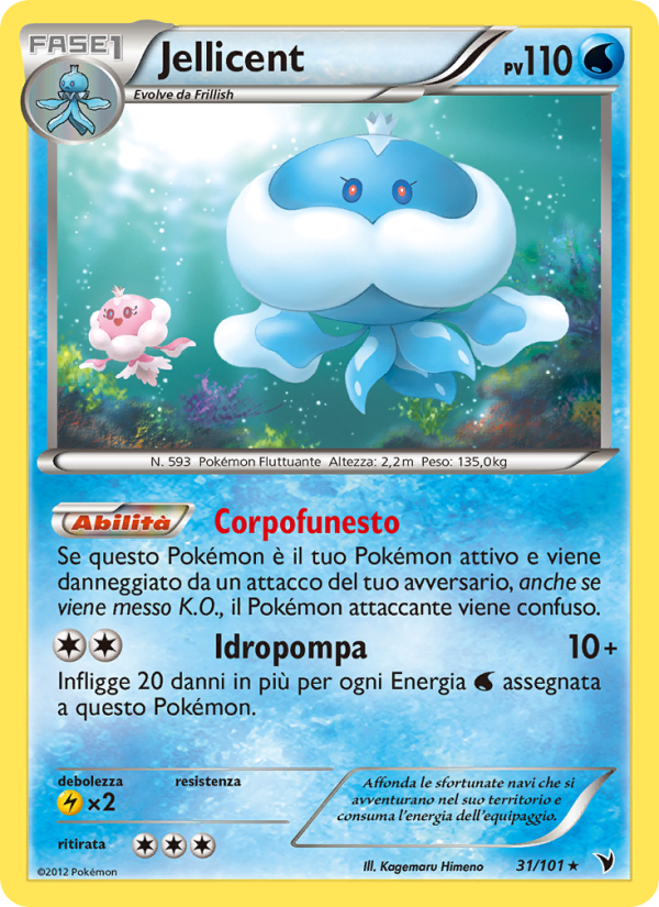 Jellicent 031/102 — Noble Victories (Italian Pokémon TCG card)