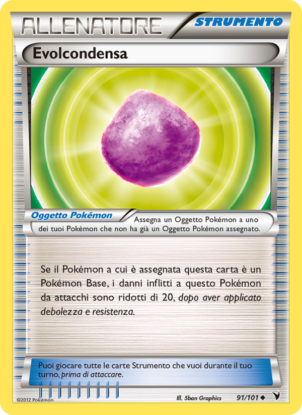 Evolcondensa 091/102 — Noble Victories (Italian Pokémon TCG card)