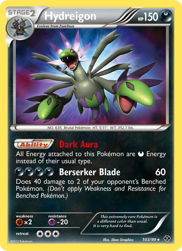 Hydreigon 103/103 — Next Destinies (Italian Pokémon TCG card)