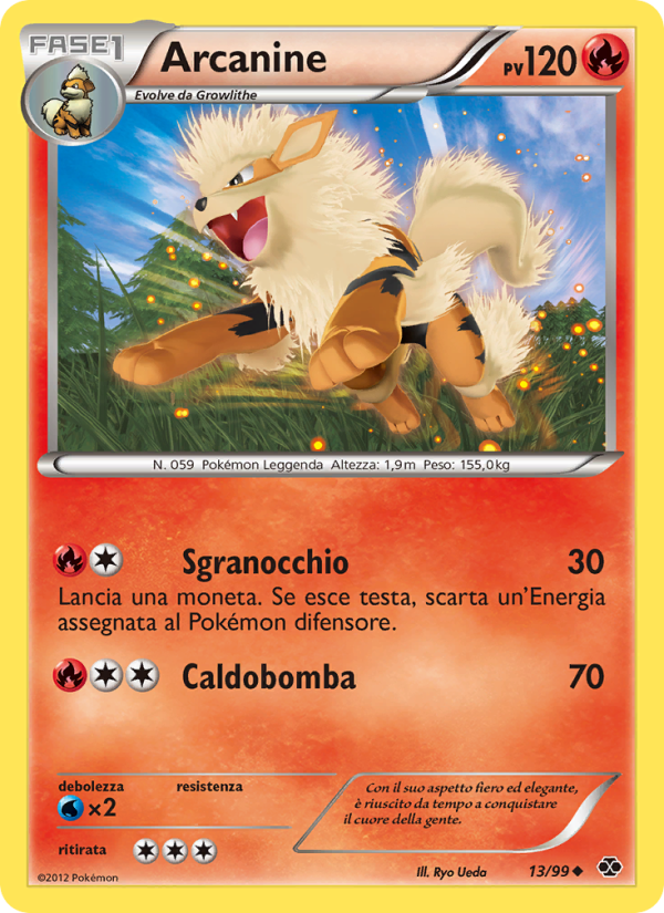 Arcanine 013/103 — Next Destinies (Italian Pokémon TCG card)