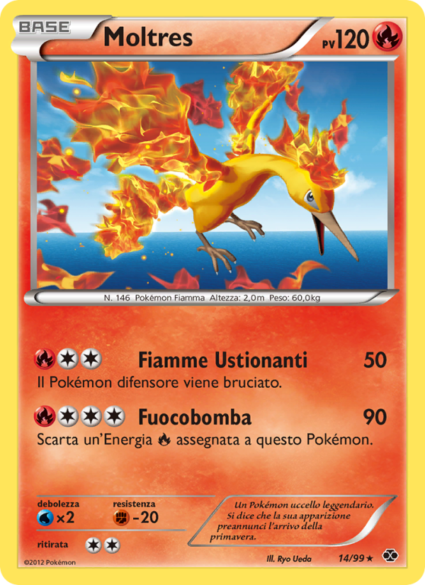 Moltres 014/103 — Next Destinies (Italian Pokémon TCG card)
