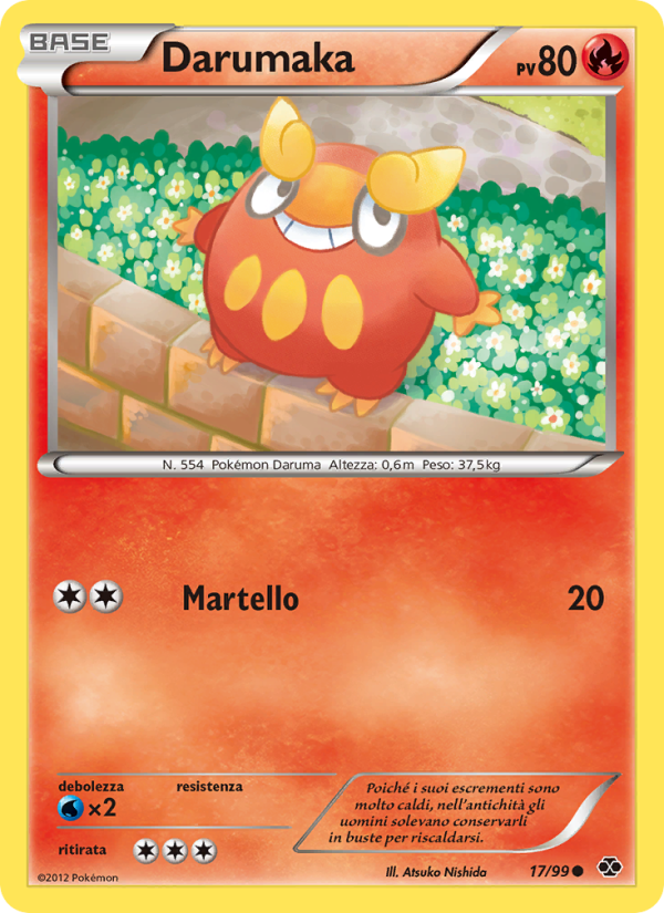 Darumaka 017/103 — Next Destinies (Italian Pokémon TCG card)