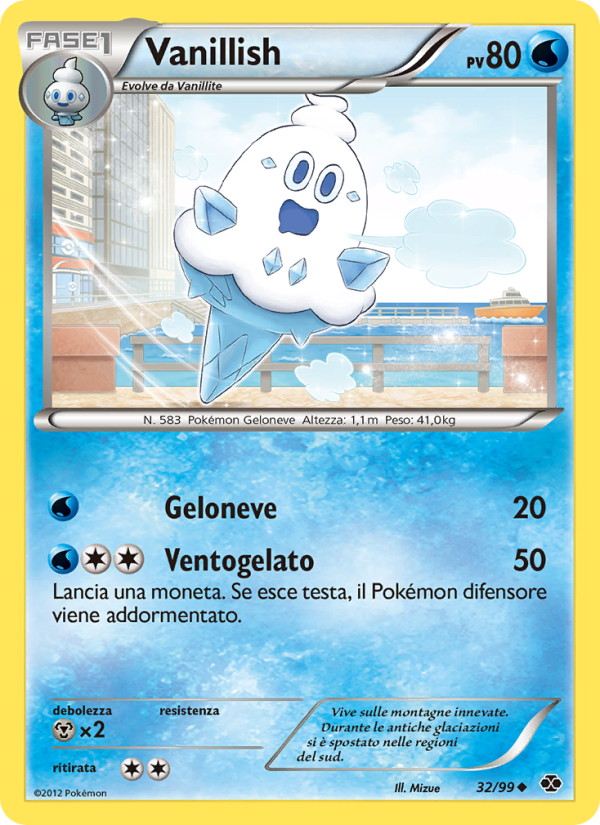 Vanillish 032/103 — Next Destinies (Italian Pokémon TCG card)