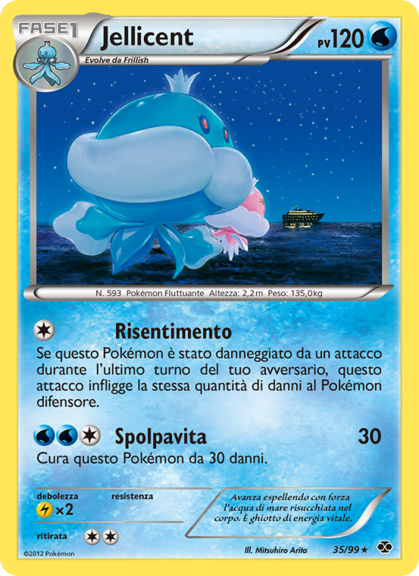 Jellicent 035/103 — Next Destinies (Italian Pokémon TCG card)