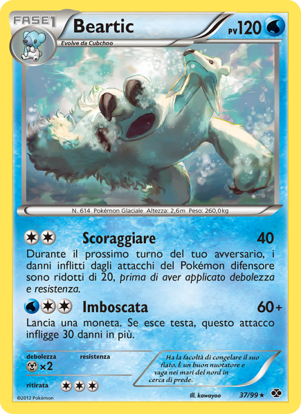 Beartic 037/103 — Next Destinies (Italian Pokémon TCG card)