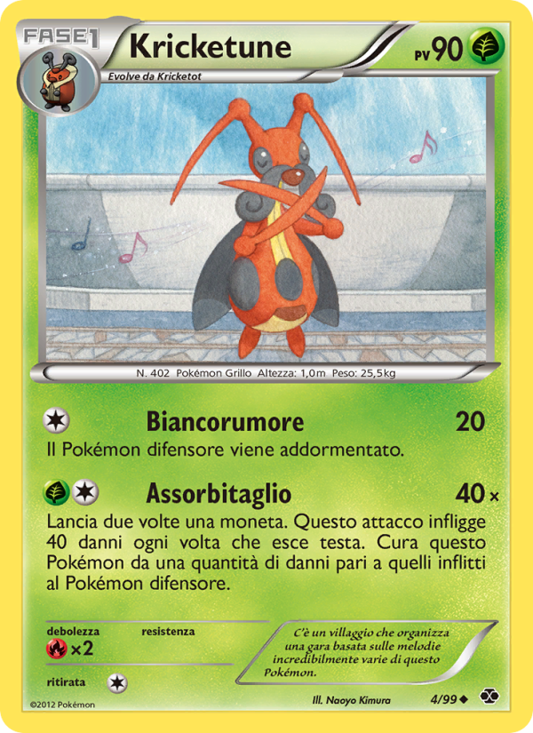 Kricketune 004/103 — Next Destinies (Italian Pokémon TCG card)
