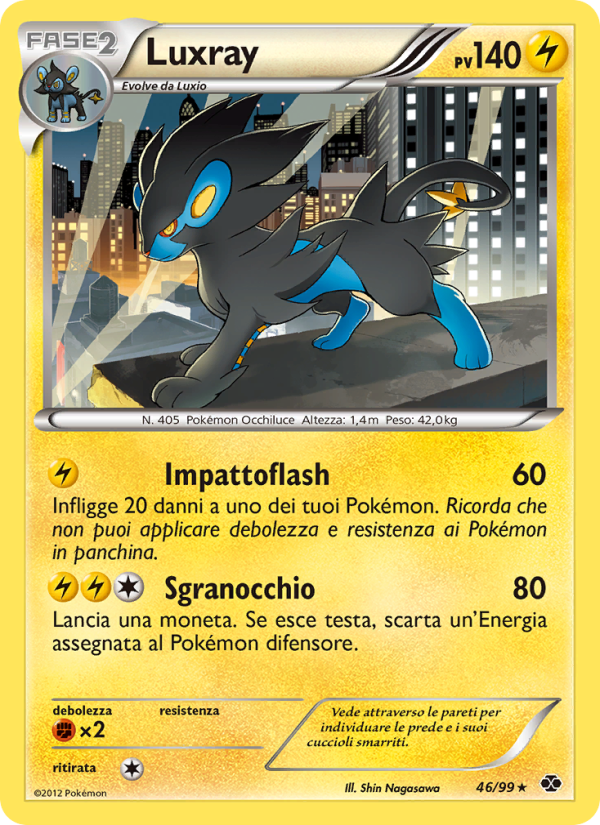 Luxray 046/103 — Next Destinies (Italian Pokémon TCG card)
